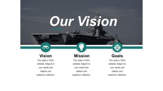 Our Vision Ppt PowerPoint Presentation Summary Influencers