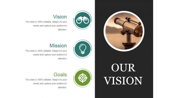 Our Vision Ppt PowerPoint Presentation Templates Our Vision Ppt PowerPoint Presentation Templates