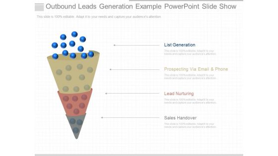 Outbound Leads Generation Example Powerpoint Slide Show