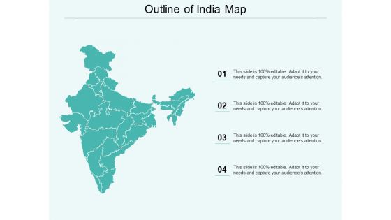 Outline Of India Map Ppt Powerpoint Presentation Infographic Template Infographic Template