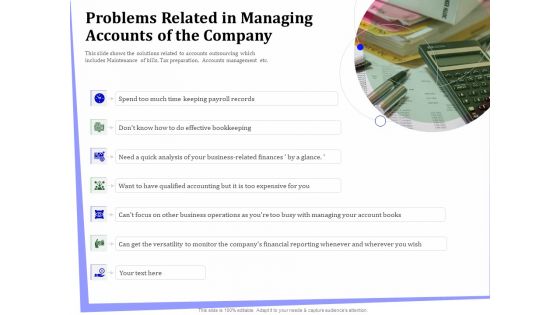 Outsourcing Finance Accounting Processes Problems Related In Managing Accounts Of The Company Guidelines PDF