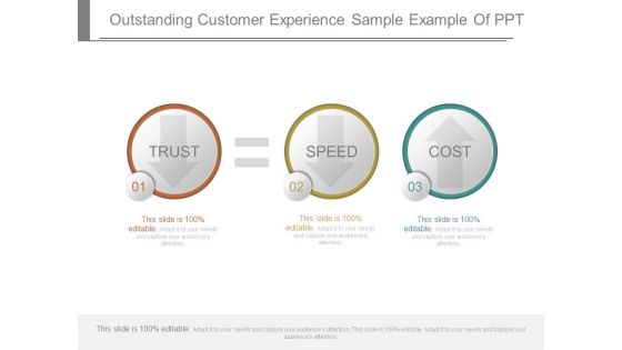 Outstanding Customer Experience Sample Example Of Ppt