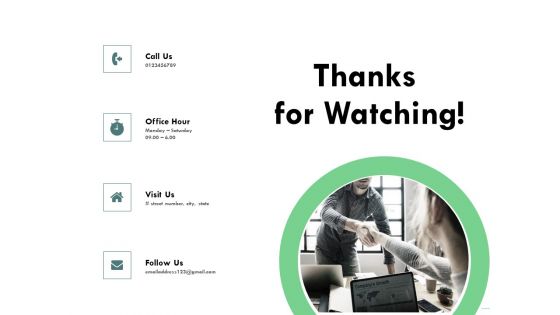 Outstanding Performer Workplace Thanks For Watching Ppt Styles Outfit PDF