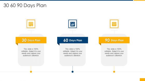Over The Top Business Investor Financing 30 60 90 Days Plan Background PDF