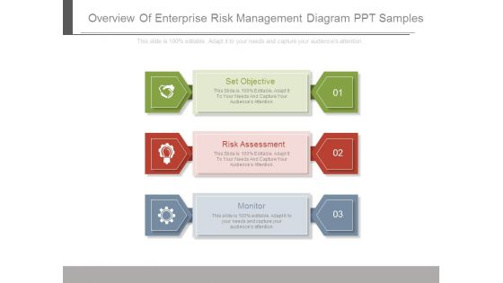 Overview Of Enterprise Risk Management Diagram Ppt Samples