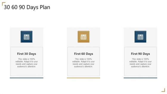 PMP Certification 30 60 90 Days Plan Ppt Layouts Layouts PDF