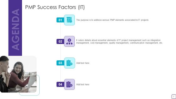 PMP Success Factors IT Ppt PowerPoint Presentation Complete Deck With Slides