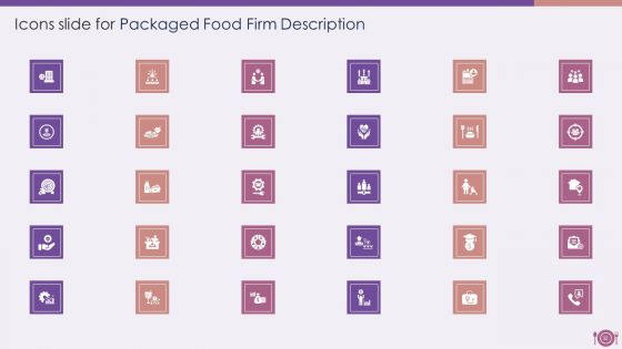 Packaged Food Firm Description Ppt PowerPoint Presentation Complete Deck With Slides