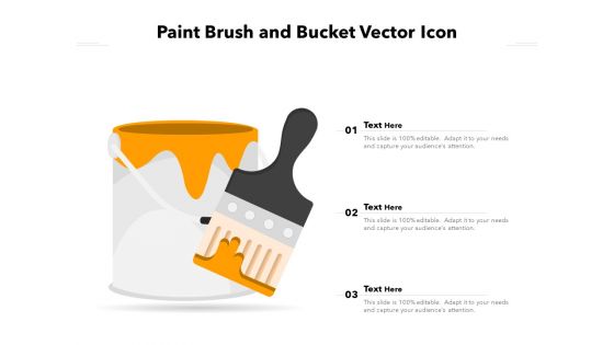 Paint Brush And Bucket Vector Icon Ppt PowerPoint Presentation Outline Picture PDF