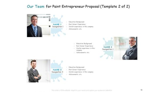 Paint Entrepreneur Proposal Ppt PowerPoint Presentation Complete Deck With Slides