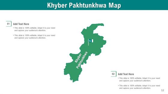 Pakistan Country And Territory Map PowerPoint Template