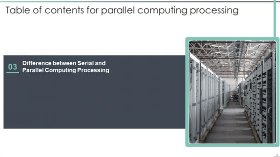 Parallel Computing Processing Ppt PowerPoint Presentation Complete With Slides