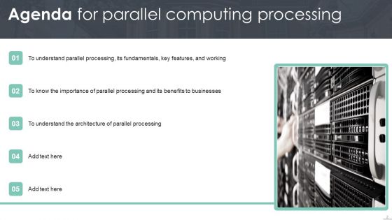 Parallel Computing Processing Ppt PowerPoint Presentation Complete With Slides