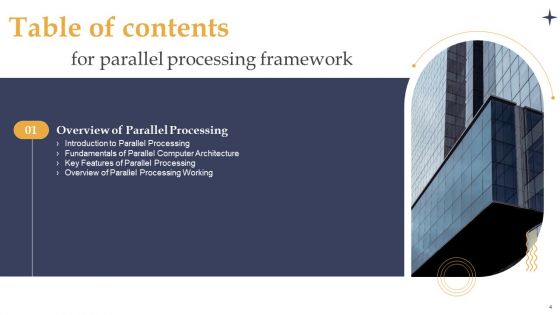 Parallel Processing Framework Ppt PowerPoint Presentation Complete Deck With Slides