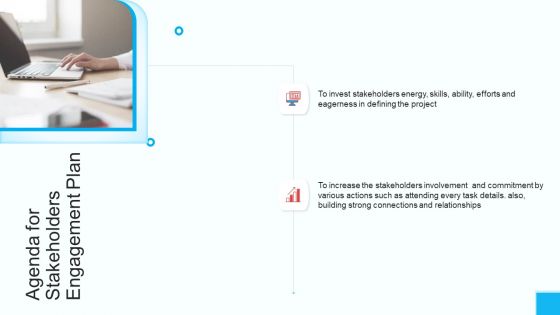 Partner Strategy Initiative Agenda For Stakeholders Engagement Plan Infographics PDF