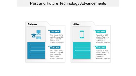 Past And Future Technology Advancements Ppt PowerPoint Presentation Styles Design Ideas
