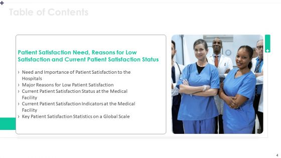 Patient Satisfaction Assessment To Address Service Quality In Healthcare Center Ppt PowerPoint Presentation Complete Deck With Slides