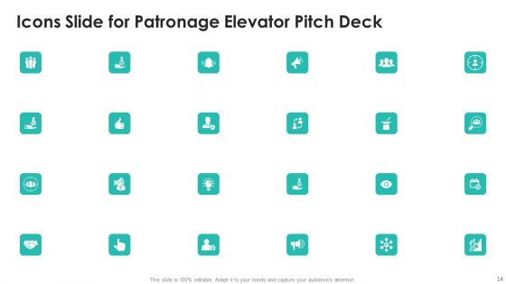 Patronage Elevator Pitch Deck Ppt PowerPoint Presentation Complete Deck With Slides