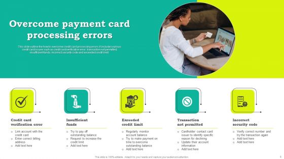 Payment Card Processing Ppt PowerPoint Presentation Complete Deck With Slides