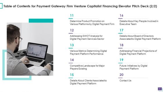 Payment Gateway Firm Venture Capitalist Financing Elevator Pitch Deck Ppt PowerPoint Presentation Complete Deck With Slides