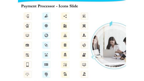Payment Processor Icons Slide Brochure PDF Payment Processor Icons Slide Brochure PDF
