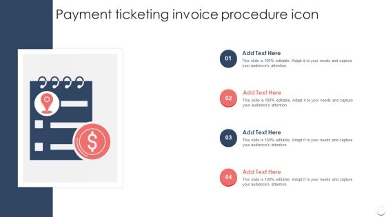 Payment Ticketing Invoice Procedure Icon Brochure PDF Payment Ticketing Invoice Procedure Icon Brochure PDF