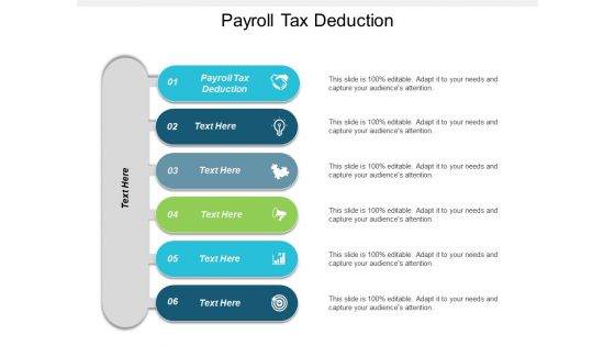 Payroll Tax Deduction Ppt PowerPoint Presentation Pictures Themes Cpb