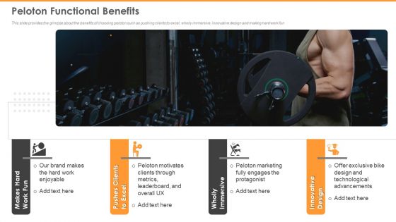 Peloton Capital Raising Elevator Pitch Deck Ppt PowerPoint Presentation Complete Deck With Slides