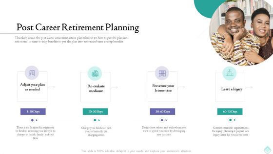 Pension Planner Post Career Retirement Planning Download PDF