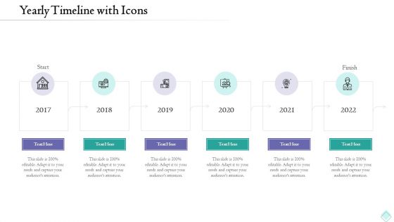 Pension Planner Yearly Timeline With Icons Formats PDF