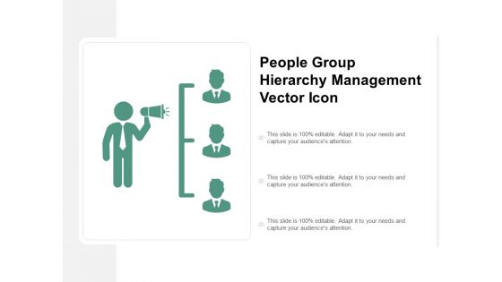 People Group Hierarchy Management Vector Icon Ppt PowerPoint Presentation Icon Gridlines