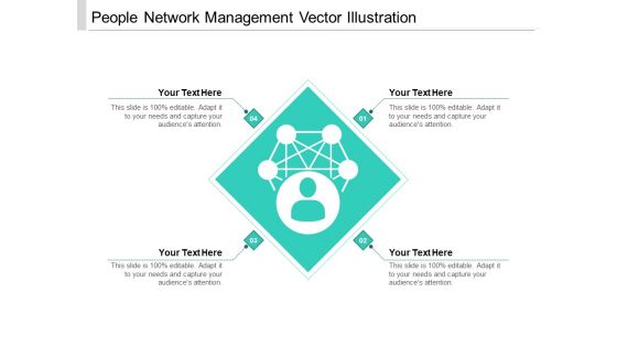 People Network Management Vector Illustration Ppt PowerPoint Presentation File Example PDF