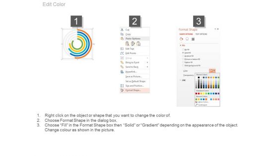 Percentage Data Circle Chart Powerpoint Slides