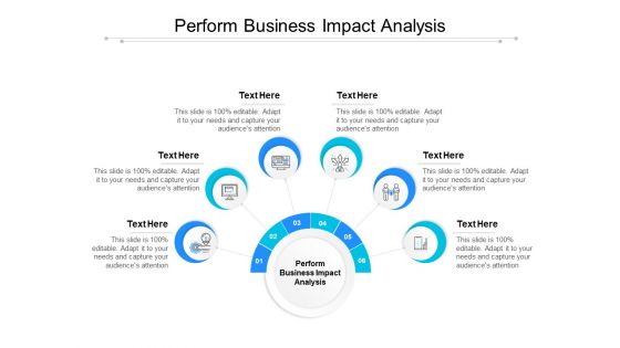 Perform Business Impact Analysis Ppt PowerPoint Presentation Model Deck Cpb