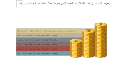 Performance Attribution Methodology Powerpoint Slide Background Image