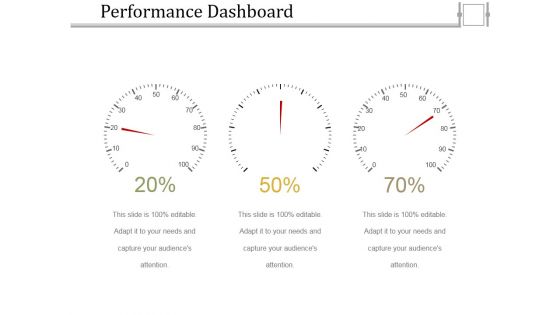 Performance Dashboard Template 1 Ppt PowerPoint Presentation Model Topics