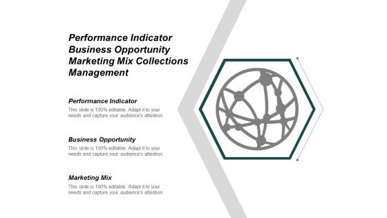 Performance Indicator Business Opportunity Marketing Mix Collections Management Ppt PowerPoint Presentation Infographic Template Backgrounds