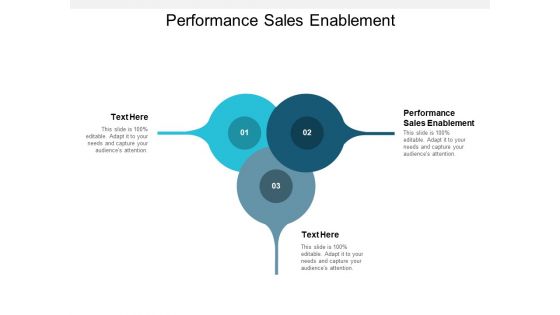 Performance Sales Enablement Ppt PowerPoint Presentation Outline Brochure Cpb