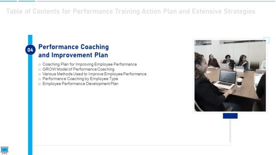 Performance Training Action Plan And Extensive Strategies Ppt PowerPoint Presentation Complete Deck With Slides