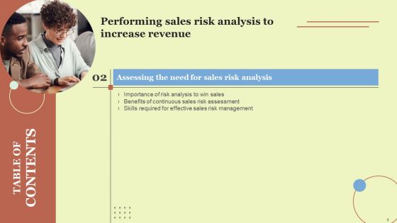 Performing Sales Risk Analysis To Increase Revenue Ppt PowerPoint Presentation Complete Deck With Slides