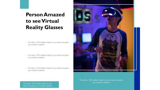 Person Amazed To See Virtual Reality Glasses Ppt PowerPoint Presentation File Show PDF