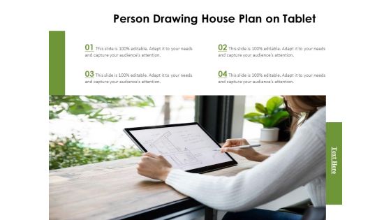 Person Drawing House Plan On Tablet Ppt PowerPoint Presentation Summary Skills PDF
