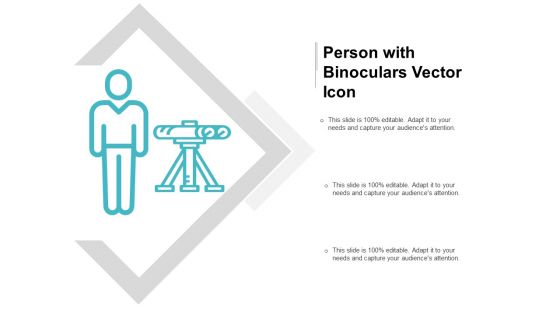 Person With Binoculars Vector Icon Ppt PowerPoint Presentation Layouts Slide Portrait