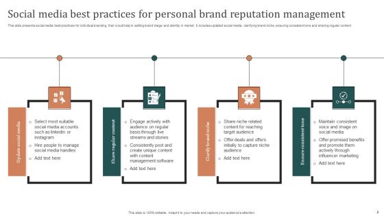 Personal Brand Reputation Management Ppt PowerPoint Presentation Complete Deck With Slides