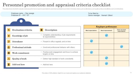 Personnel Promotion Ppt PowerPoint Presentation Complete Deck With Slides