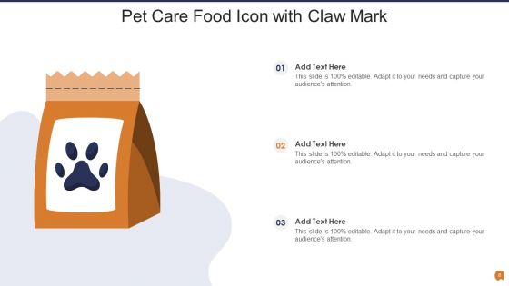 Pet Care Icon Ppt PowerPoint Presentation Complete With Slides