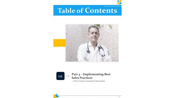 Pharmaceutical Sales Representatives Strategy Playbook Template