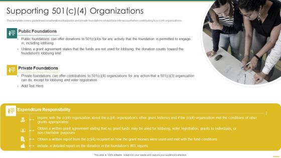 Philanthropy Defense Playbook Supporting 501 C 4 Organizations Brochure PDF