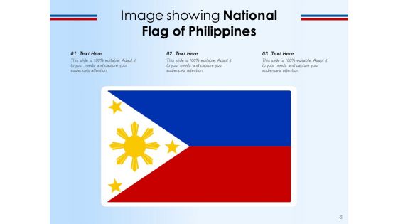 Philippines National Flag Hand Painted Hexagonal Representation Ppt PowerPoint Presentation Complete Deck