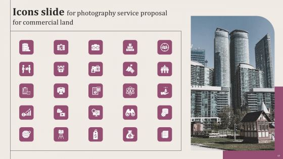 Photography Service Proposal For Commercial Land Ppt PowerPoint Presentation Complete Deck With Slides